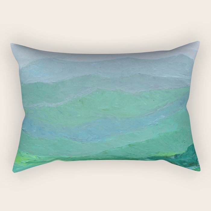 Blue Ridge Spring Rectangular Pillow Gallery Image 1