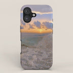 THE STORM | sea | ocean | waves | sky |  seascape | blue | summer | glitter | sparkle | nature iPhone Case Gallery Image 1
