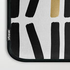 Black and Gold Abstract Laptop Sleeve Gallery Image 3