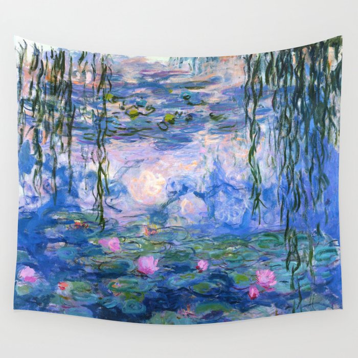 Water Lilies Monet Wall Tapestry Gallery Image 1