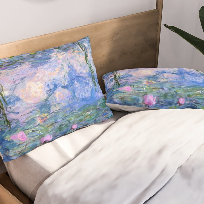 Water Lilies Monet Pillow Sham Gallery Image 2