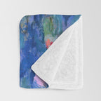 Water Lilies Monet Throw Blanket Gallery Image 3