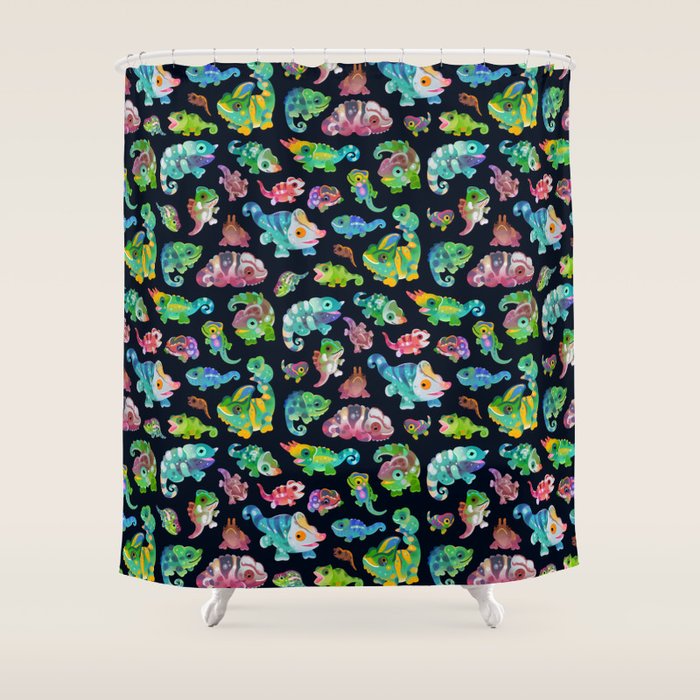 Chameleon Shower Curtain Gallery Image 1