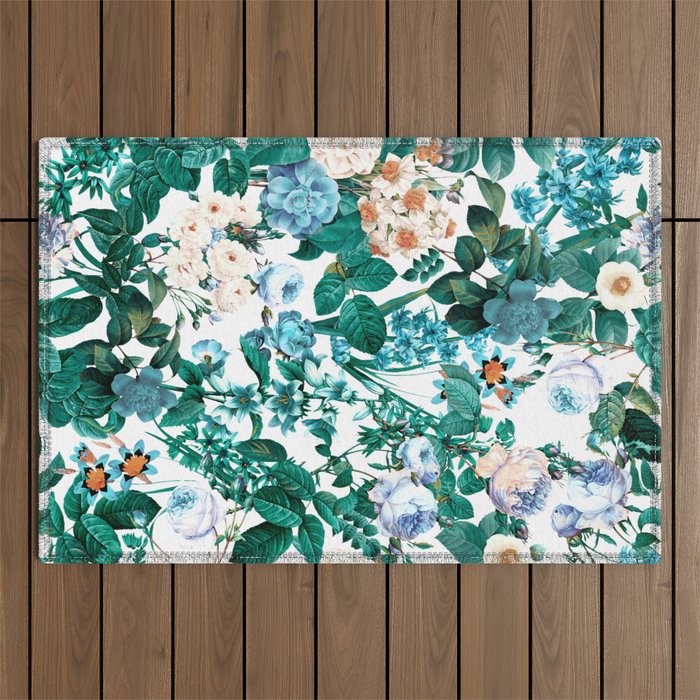 SUMMER BOTANICAL IV Outdoor Rug Gallery Image 1
