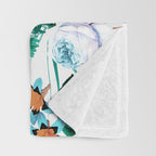 SUMMER BOTANICAL IV Throw Blanket Gallery Image 3