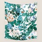 SUMMER BOTANICAL IV Wall Tapestry Gallery Image 4