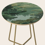 Japanese Forest Painting Sage Green Wall Art Wabi Sabi Wall Art Minimalist Japanese Poster Side Table Gallery Image 2