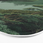 Japanese Forest Painting Sage Green Wall Art Wabi Sabi Wall Art Minimalist Japanese Poster Bath Mat Gallery Image 3