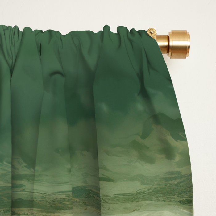 Japanese Forest Painting Sage Green Wall Art Wabi Sabi Wall Art Minimalist Japanese Poster Window Curtain Gallery Image 2