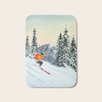 Skiing The Clear Leader Bath Mat Gallery Image 1