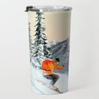 Skiing The Clear Leader Travel Mug Gallery Image 3