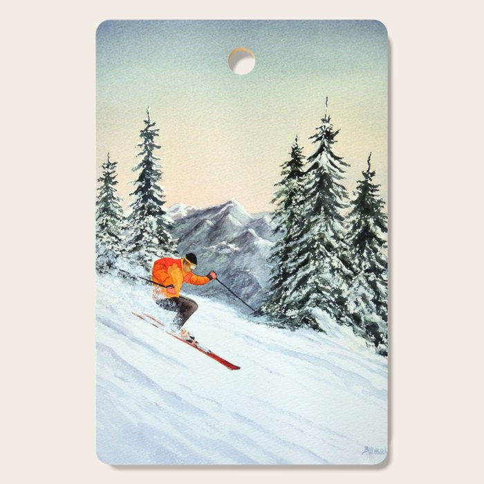 Skiing The Clear Leader Cutting Board Gallery Image 1