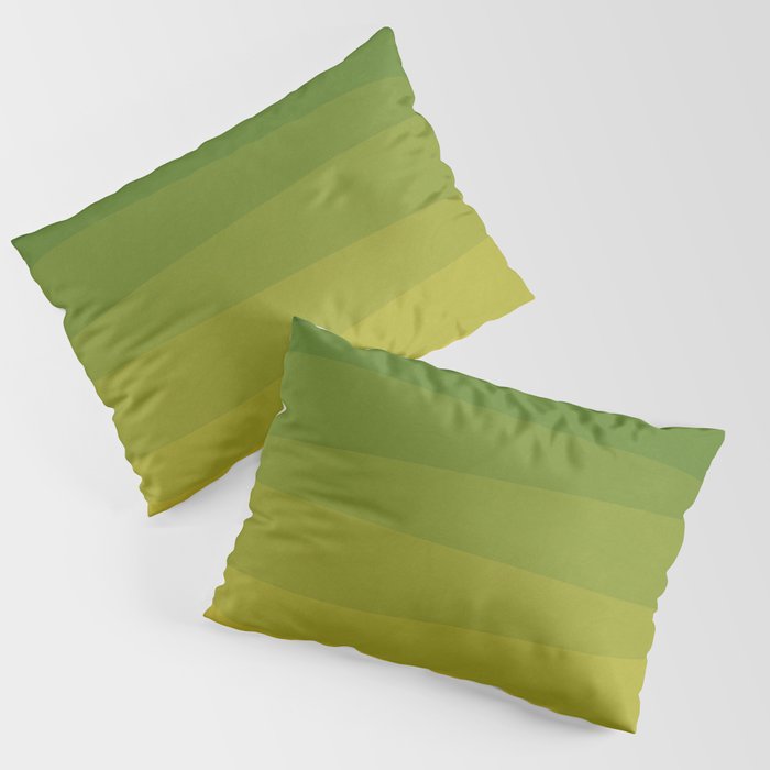 Shades of Grass - Gradient between Lime Green and Bright Yellow Pillow Sham Gallery Image 3