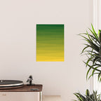 Shades of Grass - Gradient between Lime Green and Bright Yellow Poster Gallery Image 2