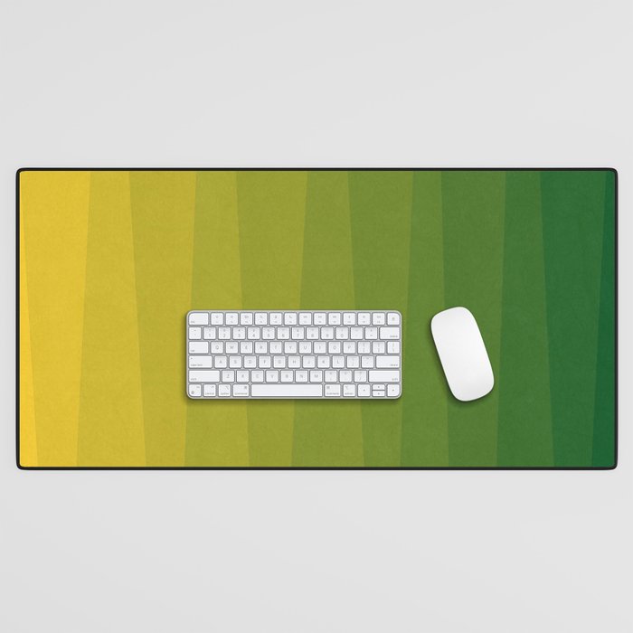 Shades of Grass - Gradient between Lime Green and Bright Yellow Desk Mat Gallery Image 1
