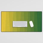 Shades of Grass - Gradient between Lime Green and Bright Yellow Desk Mat Gallery Image 1
