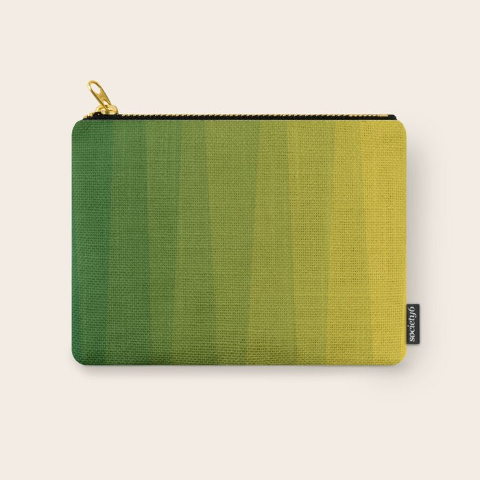 Shades of Grass - Gradient between Lime Green and Bright Yellow Carry All Pouch Gallery Image 1