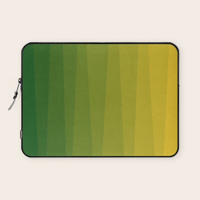 Shades of Grass - Gradient between Lime Green and Bright Yellow Laptop Sleeve Gallery Image 1