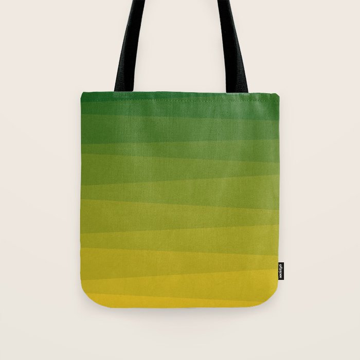 Shades of Grass - Gradient between Lime Green and Bright Yellow Tote Bag Gallery Image 1