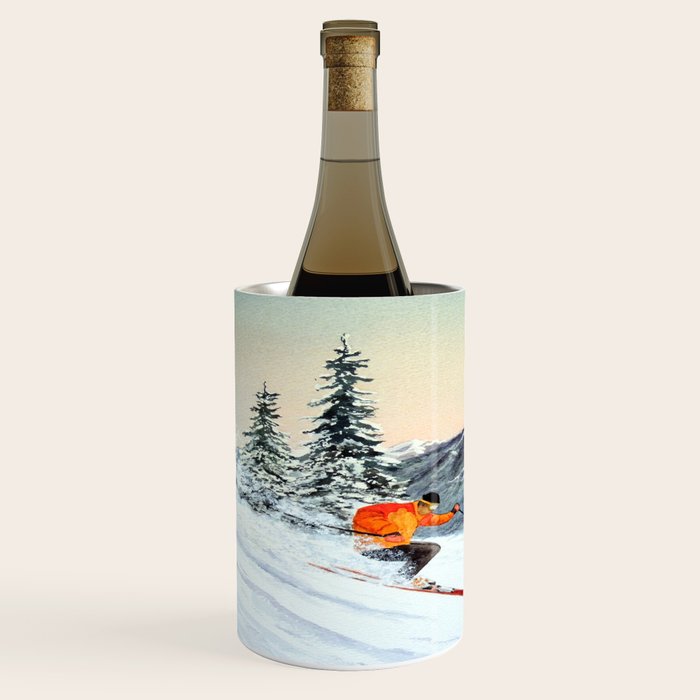 Skiing The Clear Leader Wine Chiller Gallery Image 2