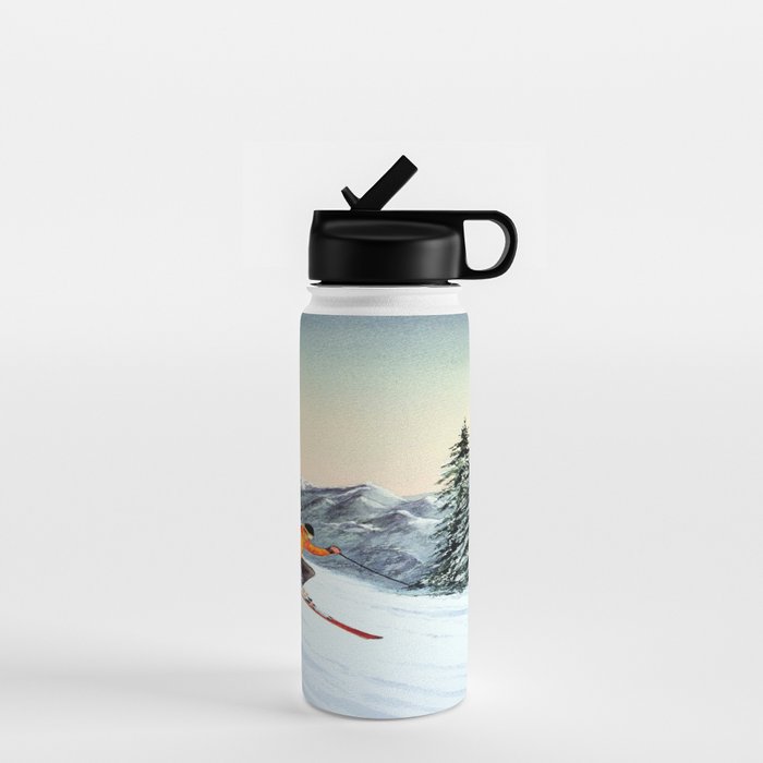 Skiing The Clear Leader Water Bottle Gallery Image 1