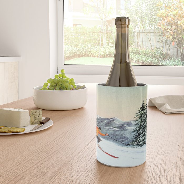 Skiing The Clear Leader Wine Chiller Gallery Image 4