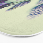 Pretty Blue Flowers Bath Mat Gallery Image 3