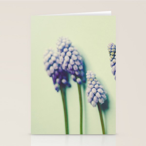 Pretty Blue Flowers Stationery Card Gallery Image 2