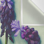 Pretty Blue Flowers Wall Tapestry Gallery Image 3