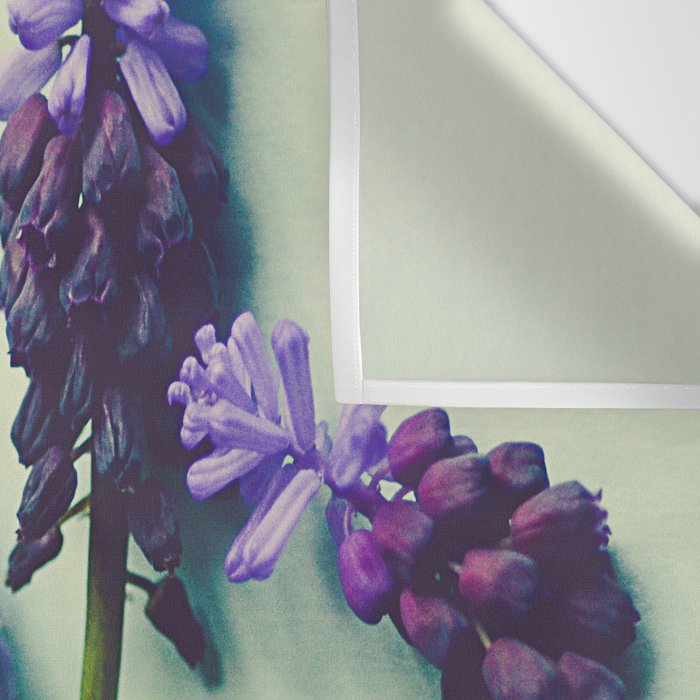 Pretty Blue Flowers Wall Tapestry Gallery Image 3