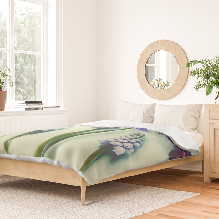 Pretty Blue Flowers Duvet Cover Gallery Image 2