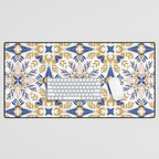 Modern circular nature tile B Desk Mat Gallery Image 1