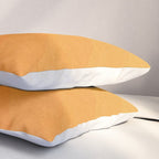 Shades of Sun - Line Gradient Pattern between Light Orange and Pale Orange Pillow Sham Gallery Image 3