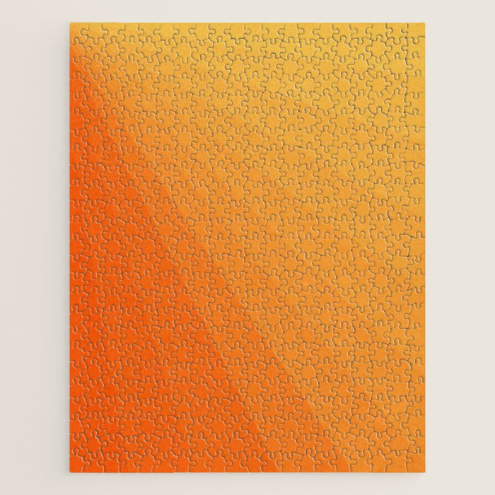 Shades of Sun - Line Gradient Pattern between Light Orange and Pale Orange Jigsaw Puzzle Gallery Image 1