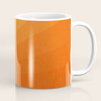 Shades of Sun - Line Gradient Pattern between Light Orange and Pale Orange Coffee Mug Gallery Image 1