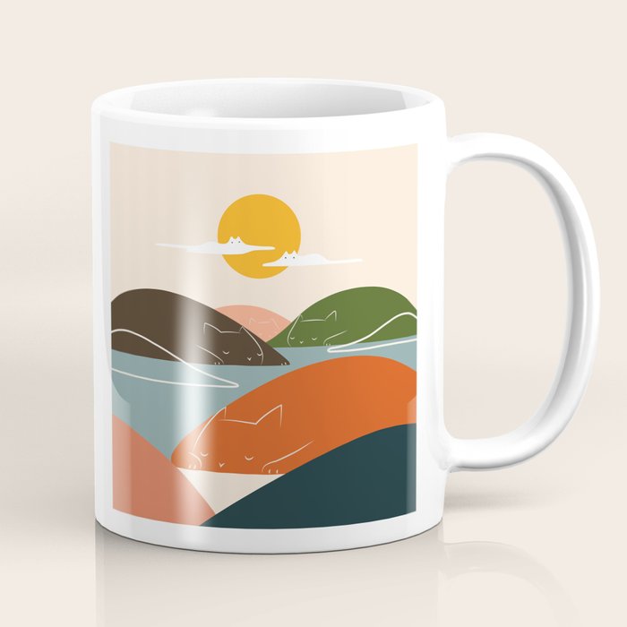 Cat Landscape 104 Coffee Mug Gallery Image 1