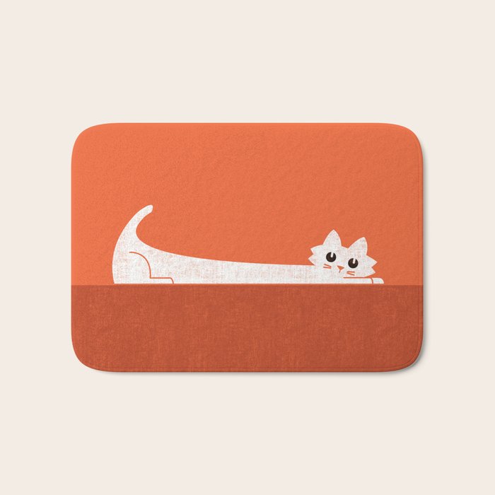 Mark's Superpower: cat Superstretch Bath Mat Gallery Image 1