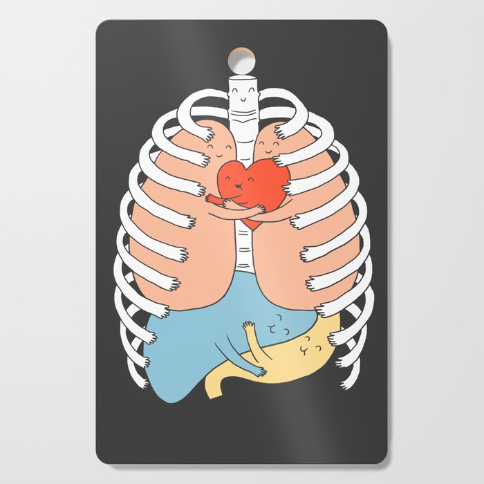 Hugs Keep Us Alive 2 Cutting Board Gallery Image 1