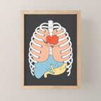 Hugs Keep Us Alive 2 Mini Art Print Gallery Image 1