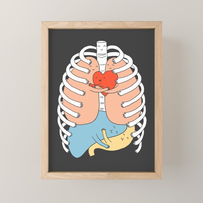 Hugs Keep Us Alive 2 Mini Art Print Gallery Image 1