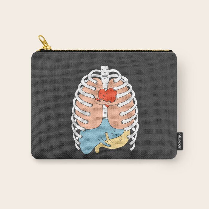 Hugs Keep Us Alive 2 Carry All Pouch Gallery Image 1