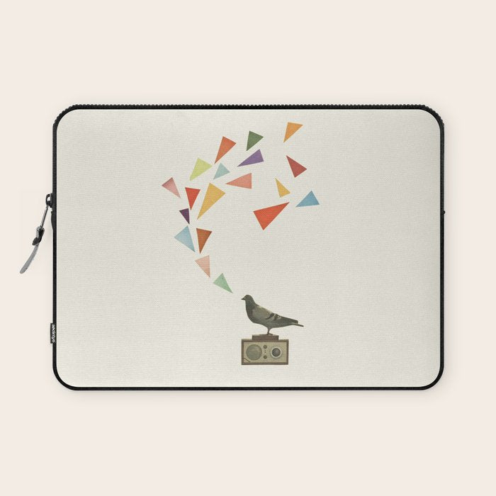 Pigeon Radio Laptop Sleeve Gallery Image 1