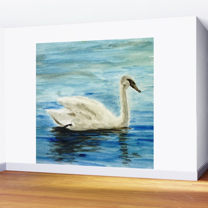 swan Wall Mural Gallery Image 2