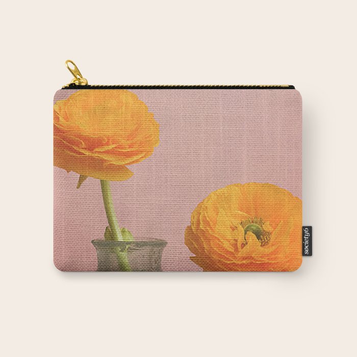 Yellow Flowers Carry All Pouch Gallery Image 1