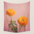 Yellow Flowers Wall Tapestry Gallery Image 4