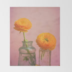 Yellow Flowers Throw Blanket Gallery Image 2