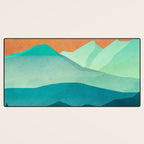 Morning Mountain Mist 2 Desk Mat Gallery Image 3