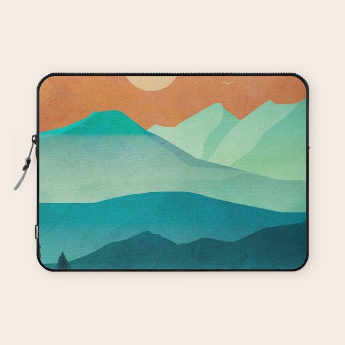 Morning Mountain Mist 2 Laptop Sleeve Gallery Image 1