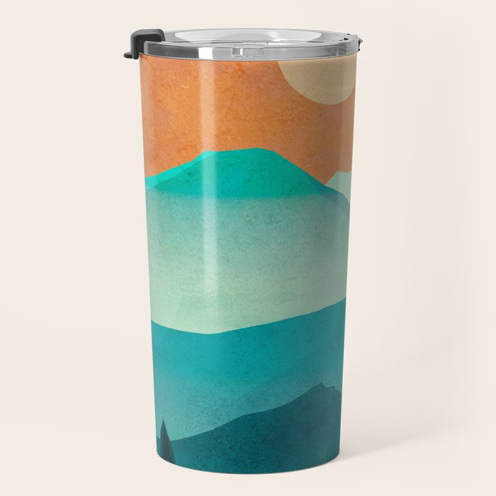 Morning Mountain Mist 2 Travel Mug Gallery Image 3