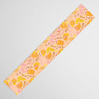Coastal Oysters on the Beach in Lemon Orange & Peach Table Runner Gallery Image 3